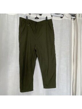 Publish Men’s Utility Crop Pants Olive Green Size 34